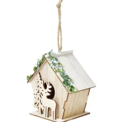 Gifi Décoration de Noël maison à suspendre en bois^ Décoration Intérieure De Noël