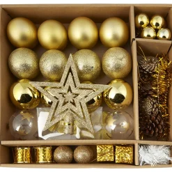 Gifi Décoration de Noël or à suspendre x 40^ Décoration Sapin