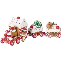 Gifi Décoration de Noël petit train pain d'épice à poser^ Décoration Intérieure De Noël
