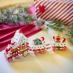 Gifi Décoration de Noël petit train pain d'épice à poser^ Décoration Intérieure De Noël