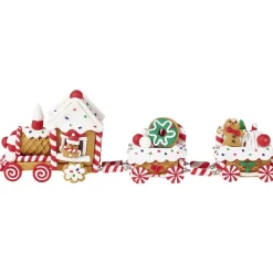 Gifi Décoration de Noël petit train pain d'épice à poser^ Décoration Intérieure De Noël