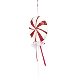 Gifi Décoration de Noël sucette rouge et blanche H50cm^ Décoration Intérieure De Noël