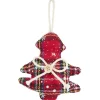 Gifi Décoration de Noël tartan à suspendre^ Décoration Sapin