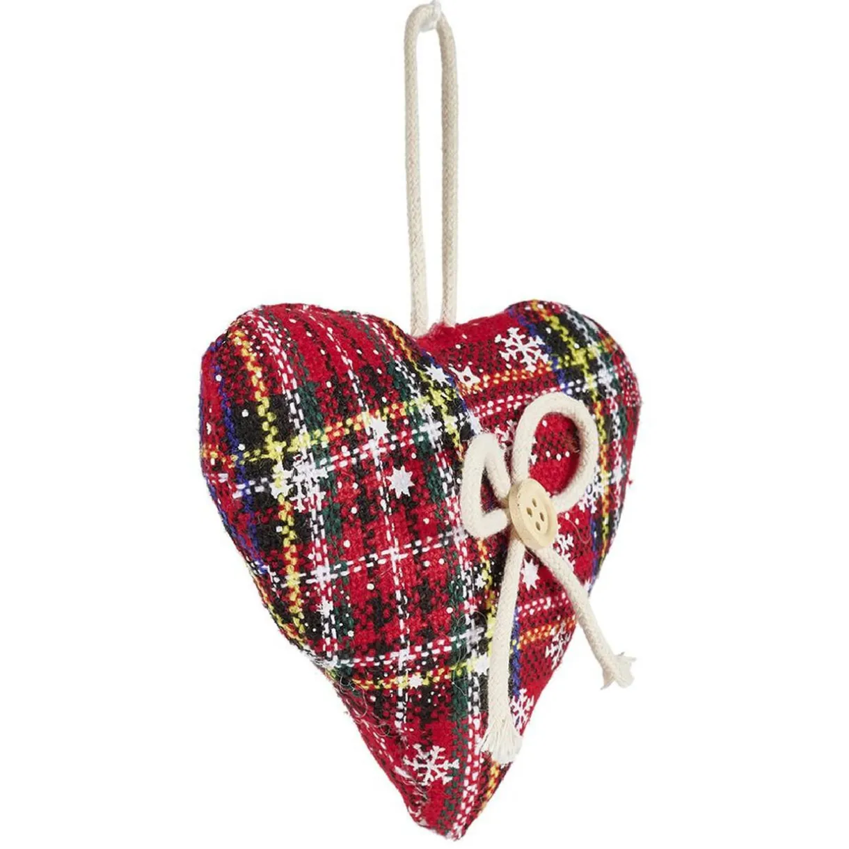 Gifi Décoration de Noël tartan à suspendre^ Décoration Sapin