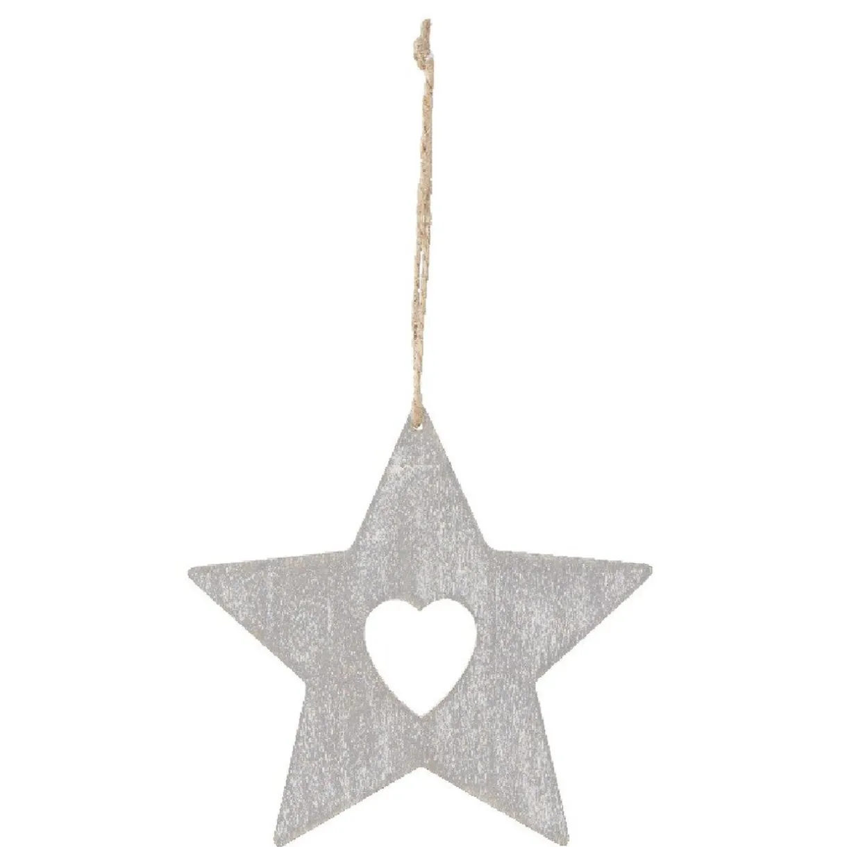 Gifi Décoration de Noël étoile à suspendre grise^ Décoration Sapin
