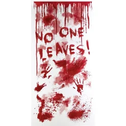 Outlet Gifi Décoration de porte ensanglantée Halloween