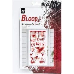 Outlet Gifi Décoration de porte ensanglantée Halloween