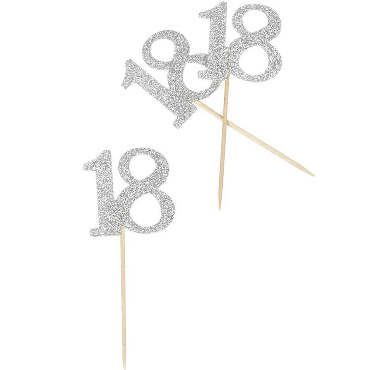 Clearance Gifi Décoration de table anniversaire 18 ans argenté