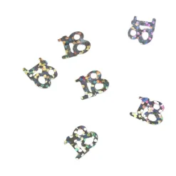 Clearance Gifi Décoration de table anniversaire 18 ans argenté