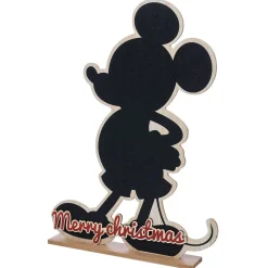 Clearance Gifi Décoration Disney à poser Mickey Merry Christmas bois H75cm