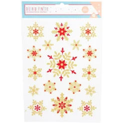 Gifi Décoration fenêtre Noël électrostatique étoile ou flocon^ Décoration De Fenêtre