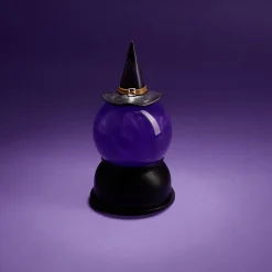 Hot Gifi Décoration Halloween boule animée LED chapeau sorcière