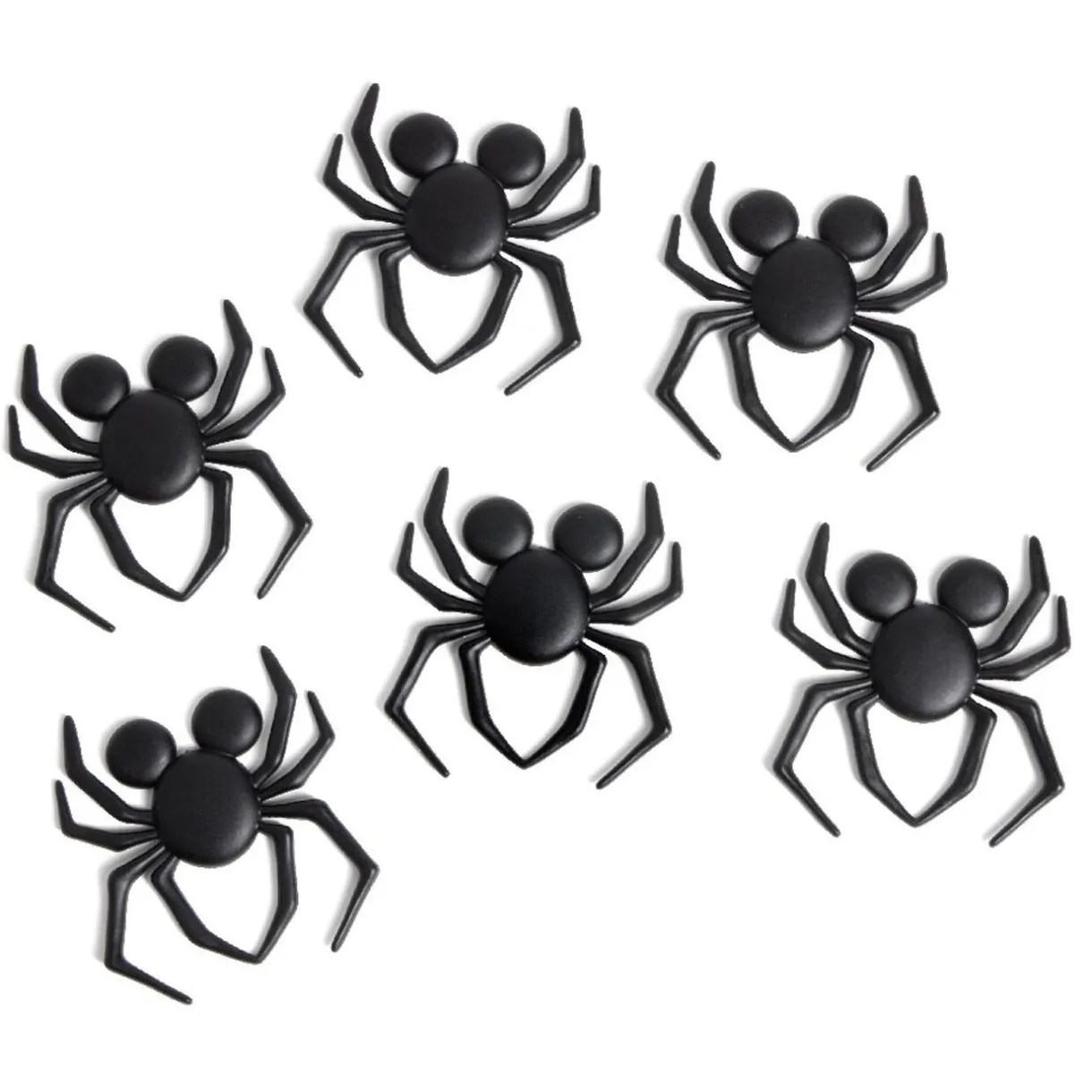Sale Gifi Décoration Halloween Disney araignée Mickey noire 6 pièces