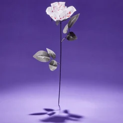 Sale Gifi Décoration Halloween rose artificielle sanglante