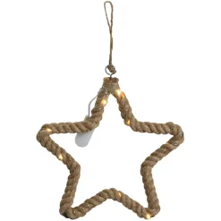 Gifi Décoration lumineuse à suspendre corde 15 LED^ Décoration Extérieure De Noël