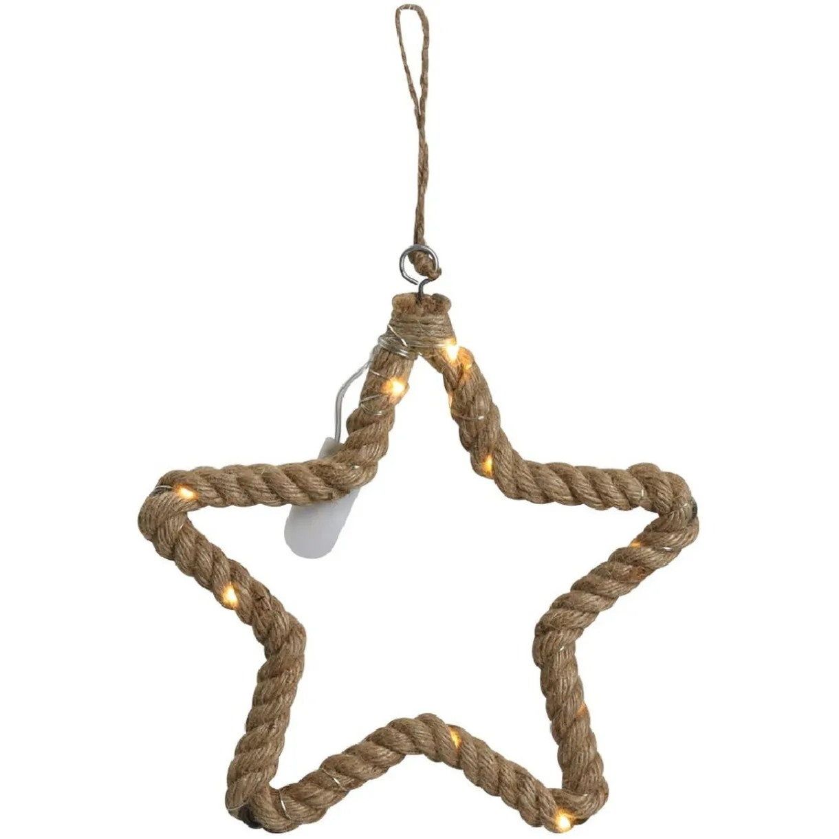 Gifi Décoration lumineuse à suspendre corde 15 LED^ Décoration Extérieure De Noël