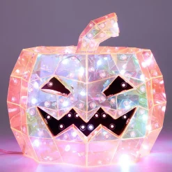 Gifi Décoration lumineuse Halloween LED USB tête de citrouille Ø20xH17cm^ Décoration Intérieure De Noël