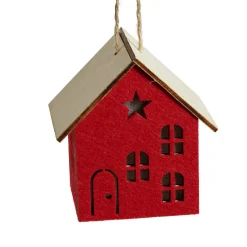 Gifi Décoration lumineuse maison de Noël à piles - 3 coloris^ Décoration Intérieure De Noël