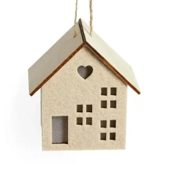 Gifi Décoration lumineuse maison de Noël à piles - 3 coloris^ Décoration Intérieure De Noël