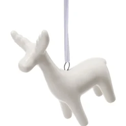 Gifi Décoration lumineuse Père Noël cerf sapin porcelaine rouge et blanc x4^ Décoration Intérieure De Noël