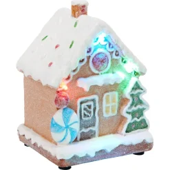 Gifi Décoration maison lumineuse de Noël avec figurines^ Décoration Intérieure De Noël