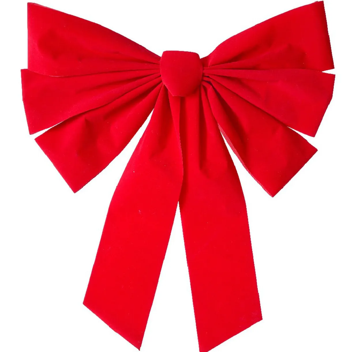 Gifi Décoration noeud de Noël plastique rouge^ Décoration Intérieure De Noël