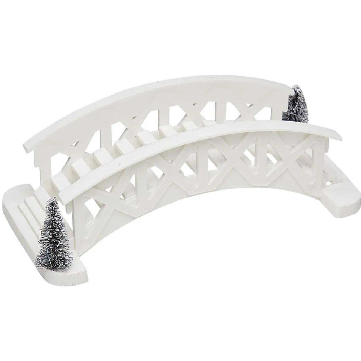 Gifi Décoration pont et sapin pour village de Noël^ Décoration Intérieure De Noël