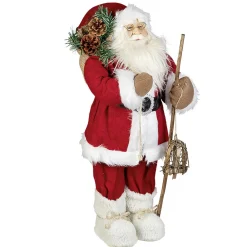 Gifi Décoration père noel a poser rouge et blanc^ Décoration Intérieure De Noël