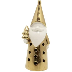 Gifi Décoration Père Noël à poser doré^ Décoration Intérieure De Noël
