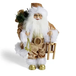 Online Gifi Décoration Père Noël à poser doré H30cm