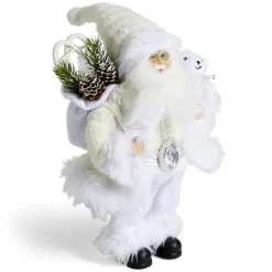 Sale Gifi Décoration Père Noël à poser blanc H30cm