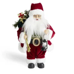 Best Gifi Décoration Père Noël à poser rouge H30cm