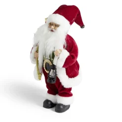 Best Gifi Décoration Père Noël à poser rouge H30cm