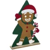 Gifi Décoration sapin en bois avec pain d'épice ou gnome H50cm^ Décoration Intérieure De Noël