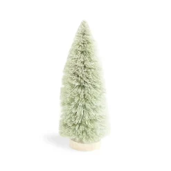 Gifi Décoration sapin vert lumineux LED blanc chaud H24cm à piles^ Décoration Intérieure De Noël