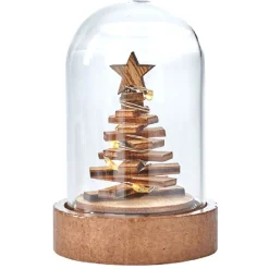 Gifi Décoration sous cloche à poser 3 à 10 LED^ Décoration Intérieure De Noël