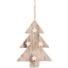 Gifi Décoration étoile sapin de Noël à suspendre naturelle^ Décoration Sapin