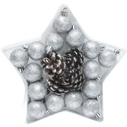 Gifi Décorations de Noël boules et pommes de pin x19^ Décoration Sapin