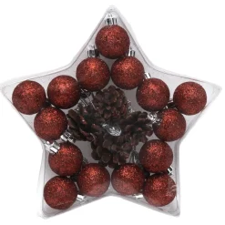 Gifi Décorations de Noël boules et pommes de pin x19^ Décoration Sapin