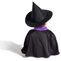Clearance Gifi Déguisement bébé Halloween petit sorcier cape et chapeau noir violet