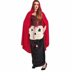 Clearance Gifi Déguisement chaperon rouge robe et cape Halloween taille L