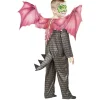Best Gifi Déguisement enfant ailes de Dragon Halloween rouge