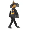 Clearance Gifi Déguisement enfant Citrouille cape et chapeau Halloween