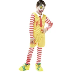 Sale Gifi Déguisement enfant Creepy clown Halloween 11 à 14 ans