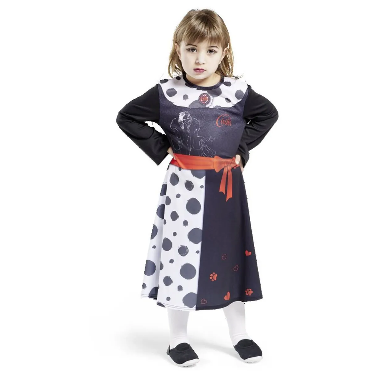 Clearance Gifi Déguisement enfant Cruella robe 5/6 ans