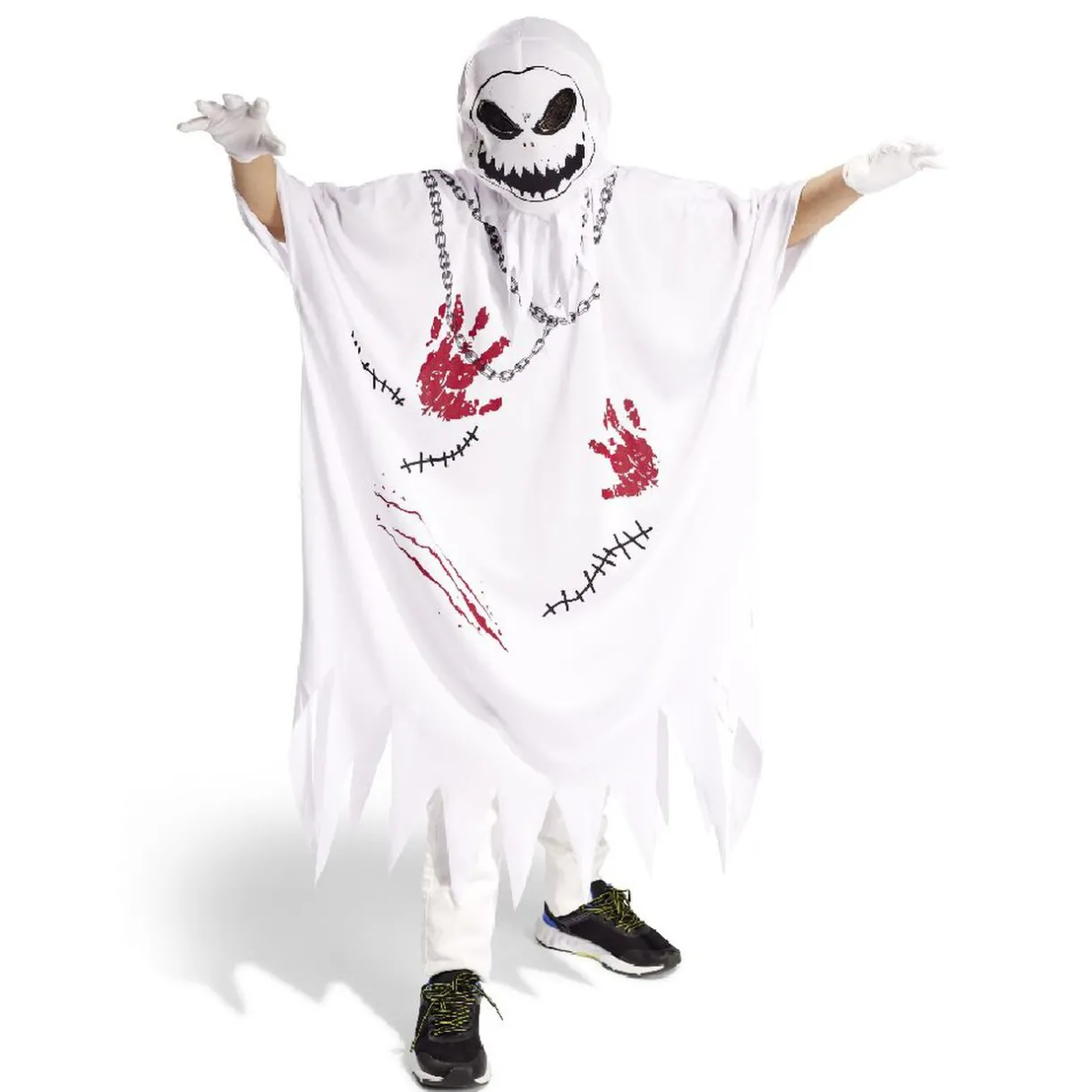 Sale Gifi Déguisement enfant Halloween fantôme sang rouge et blanc 4/6 ans