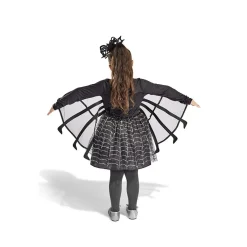 Best Gifi Déguisement enfant Halloween araignée robe noir et blanc 4/6 ans