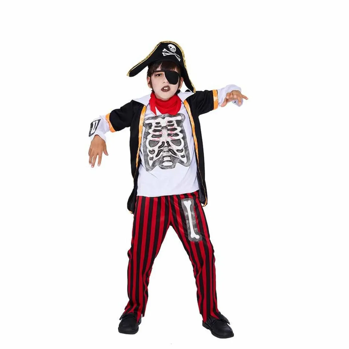 Best Gifi Déguisement enfant pirate zombie Halloween 11/14 ans
