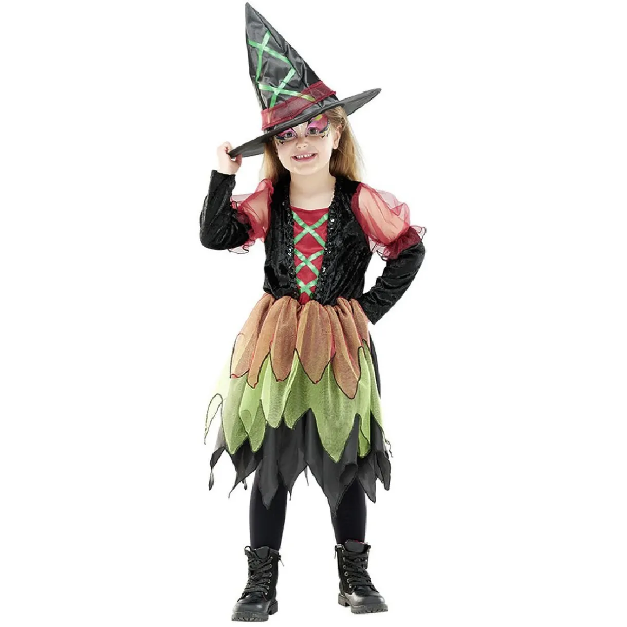 Clearance Gifi Déguisement enfant sorcière Halloween 7 à 10 ans