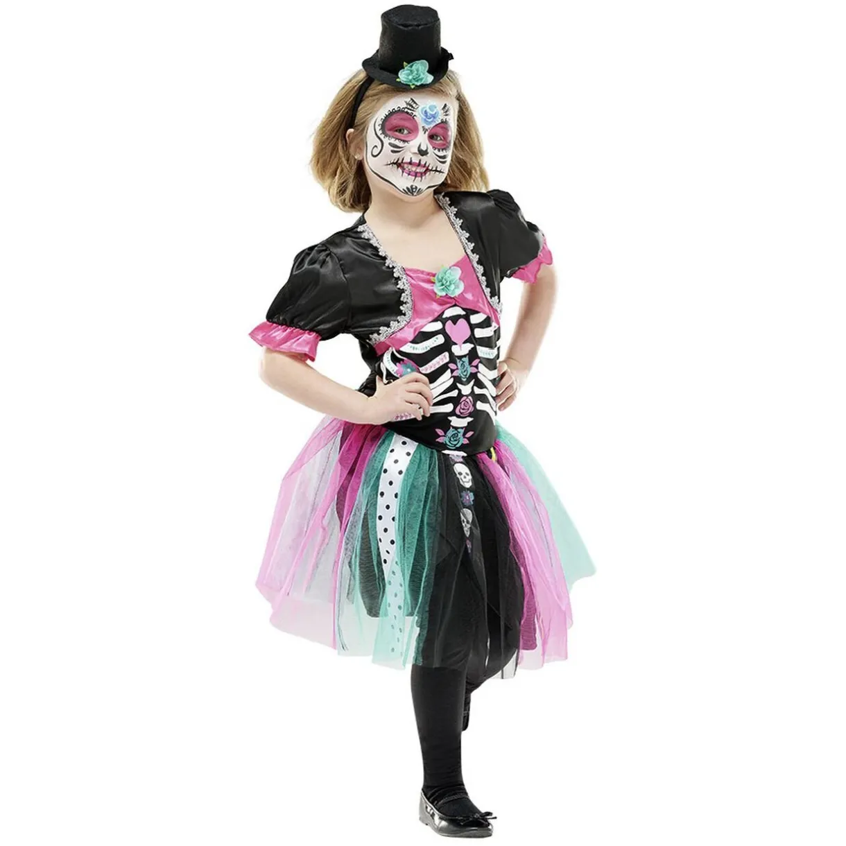 Sale Gifi Déguisement enfant squelette robe Halloween 7 à 10 ans